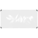 Transparente Plane mit Ösen 1x2 m PVC – Bild 2