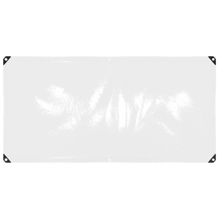 Transparente Plane mit Ösen 1x2 m PVC – Bild 2