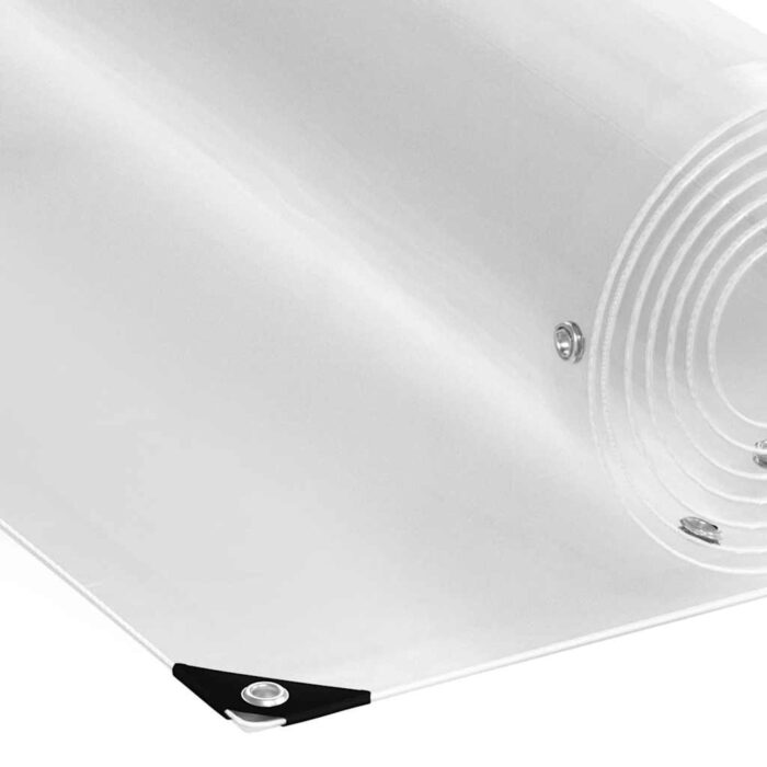 Transparente Plane mit Ösen 1x2 m PVC – Bild 4