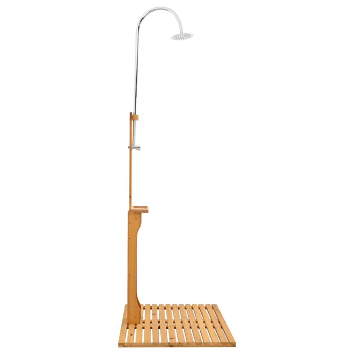 Gartendusche Holz – Bild 3