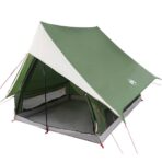 Familienzelt mit Dach Grün und Weiss 315 x 286 x 200 cm – Bild 13