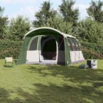 Familienzelt mit Dach Grün und Weiss 576 x 325 x 213 cm