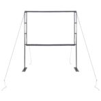 Projektionsleinwand mit Ständern 84 Zoll 4:3 – Bild 3