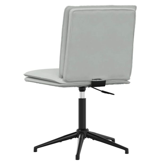 Esszimmerstuhl Hellgrau Samt – Bild 5