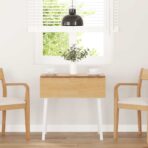 Esstisch Weiss Massivholz Gummibaumholz