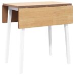 Esstisch Weiss Massivholz Gummibaumholz – Bild 7