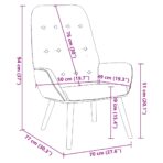 Relaxsessel Hellgrau Samt – Bild 8