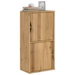 Beistellschrank ODDA 40x24x79 cm Massivholz Kiefer