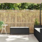 Gartenbank mit Kissen Schwarz 110x30x40,5 cm Poly Rattan – Bild 3