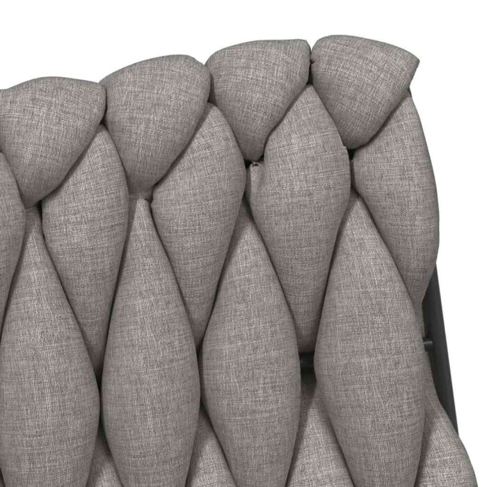 Bürostuhl Drehbar Hellgrau Stoff – Bild 9