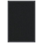Fussmatte Schwarz 40x60 cm