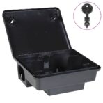 Mausefallen 4 Stk. Schwarz 23x19x9,5 cm