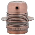 Lampenfassungen 2 Stk. Rot-Bronze E27 – Bild 3