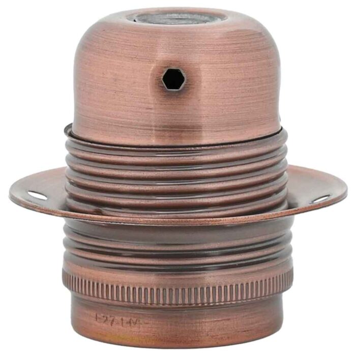 Lampenfassungen 2 Stk. Rot-Bronze E27 – Bild 3