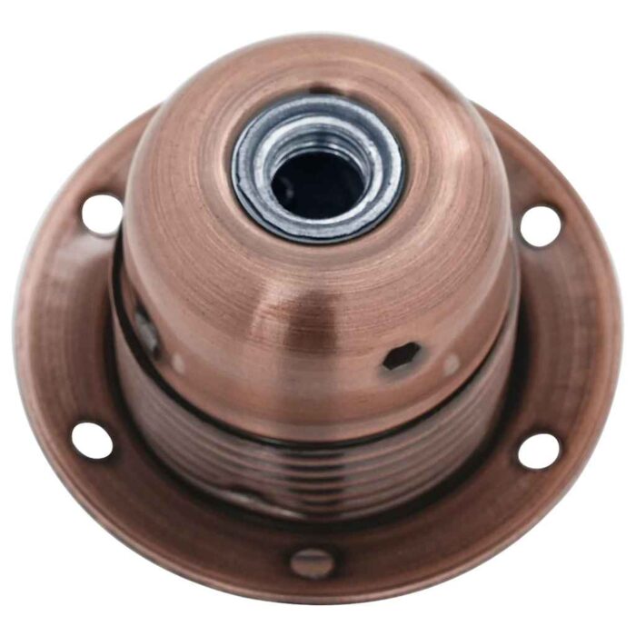 Lampenfassungen 2 Stk. Rot-Bronze E27 – Bild 5