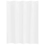 Voile-Vorhang mit Vorhängen 2 pcs Weiss 140 x 140 cm Polyester – Bild 4