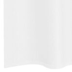 Voile-Vorhang mit Vorhängen 2 pcs Weiss 140 x 140 cm Polyester – Bild 6