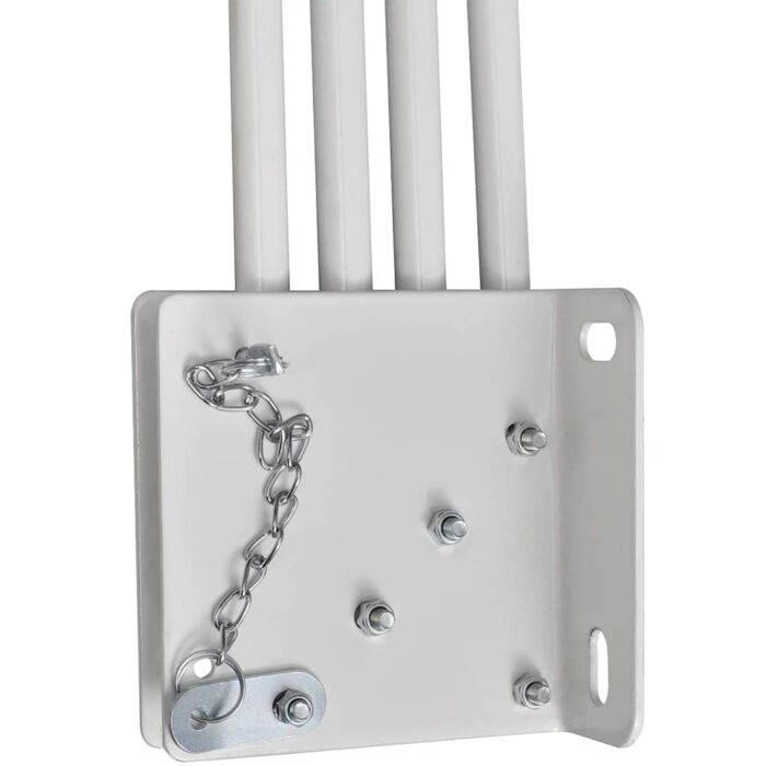 Faltbarer Balkonfächer Grau 210×210 cm – Bild 7