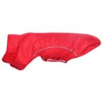 Hunde Regenmantel mit Reflexstreifen Polyester Rot XXS – Bild 6