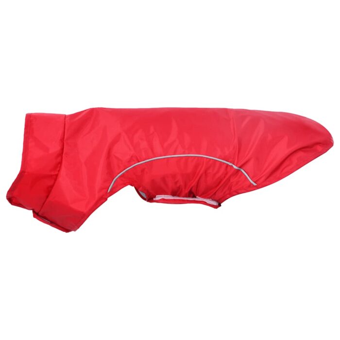 Hunde Regenmantel mit Reflexstreifen Polyester Rot XXS – Bild 6