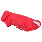 Hunde Regenmantel mit Reflexstreifen Polyester Rot XXS – Bild 8