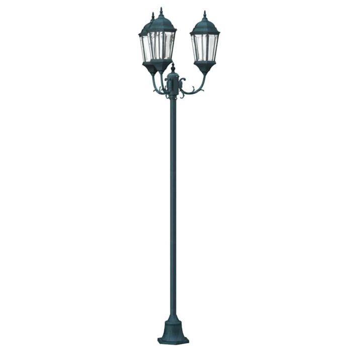 Garten-Licht Vintage gebürstetes Grün 57 x 49 x 241 cm – Bild 2