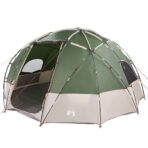 Campingzelt mit Dach Grün 475 x 475 x 235 cm Polyester – Bild 2