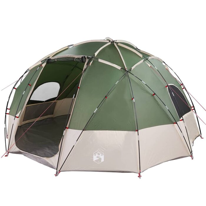 Campingzelt mit Dach Grün 475 x 475 x 235 cm Polyester – Bild 2