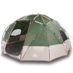 Campingzelt mit Dach Grün 475 x 475 x 235 cm Polyester – Bild 3