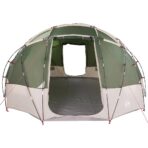 Campingzelt mit Dach Grün 475 x 475 x 235 cm Polyester – Bild 5
