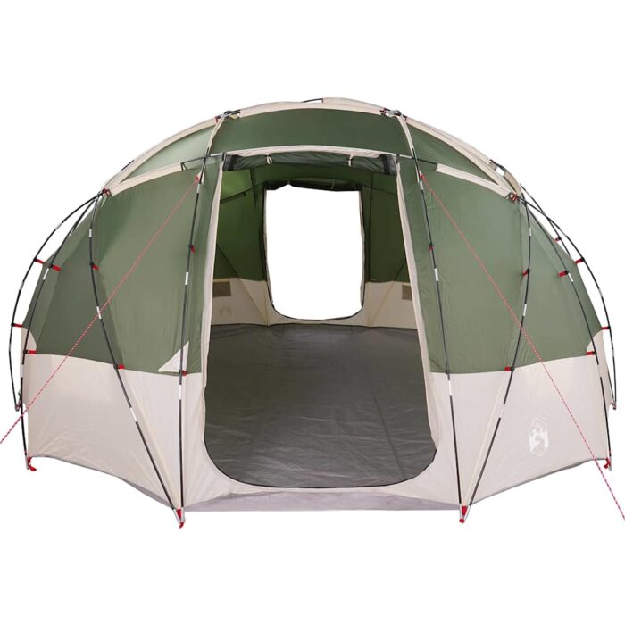 Campingzelt mit Dach Grün 475 x 475 x 235 cm Polyester – Bild 5
