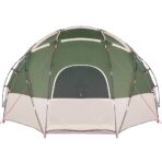 Campingzelt mit Dach Grün 475 x 475 x 235 cm Polyester – Bild 6