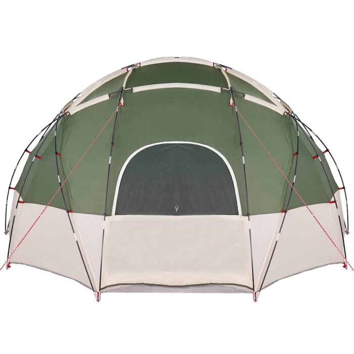 Campingzelt mit Dach Grün 475 x 475 x 235 cm Polyester – Bild 6