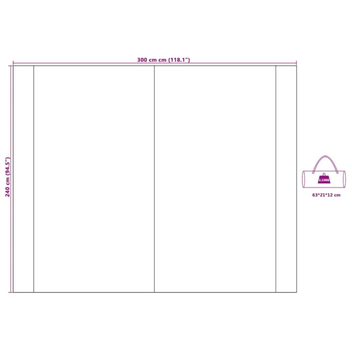 Wasserfester Tarp mit Dach – Bild 13