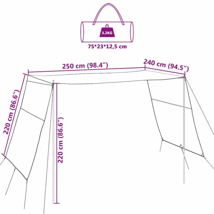 Wasserfester Tarp mit Dach – Bild 12