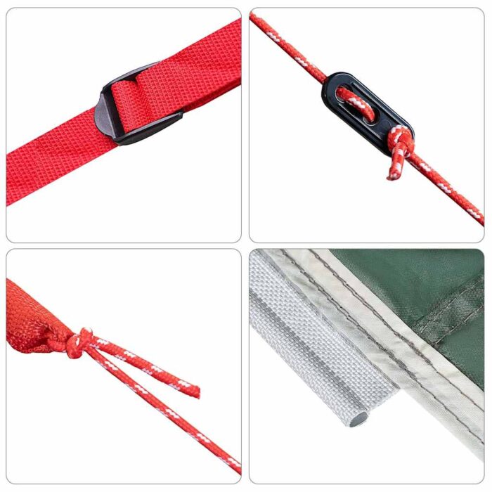 Wasserfester Tarp mit Dach – Bild 7