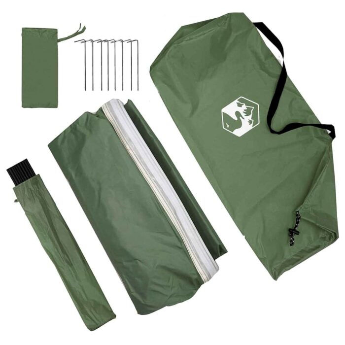 Wasserfester Tarp mit Dach – Bild 9