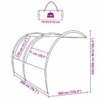 Wasserfester Tarp Bogen mit Dach – Bild 12