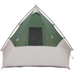 Tipi Zelt mit Dach mit Speicher Grün 383 x 338 x 217 cm Taft – Bild 7