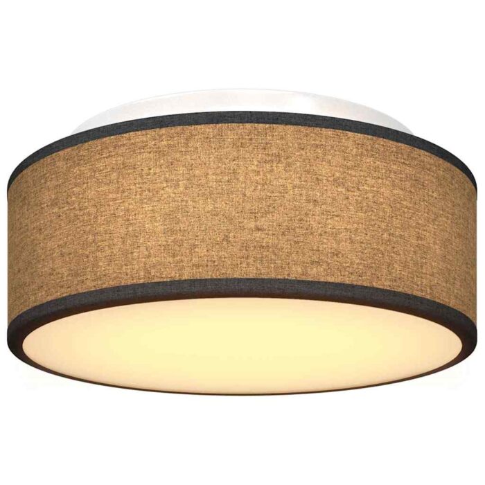 Deckenlampe mit Strahlern Schwarz 30 x 30 x 13,5 cm Stoff – Bild 10