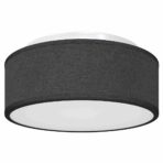 Deckenlampe mit Strahlern Schwarz 30 x 30 x 13,5 cm Stoff – Bild 2