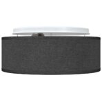 Deckenlampe mit Strahlern Schwarz 30 x 30 x 13,5 cm Stoff – Bild 5