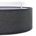 Deckenlampe mit Strahlern Schwarz 30 x 30 x 13,5 cm Stoff – Bild 8