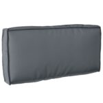 Kissen Anthrazit 80 x 40 x 12 cm Oxford-Stoff