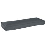 Kissen Anthrazit 120 x 40 x 8 cm Oxford-Stoff