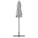 Garten-Sonnenschirm Sand 370 x 197 x 239 cm – Bild 7