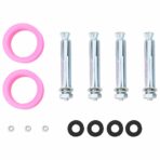 Aussen Solardusche Schwarz 217 cm PVC und Aluminium – Bild 9