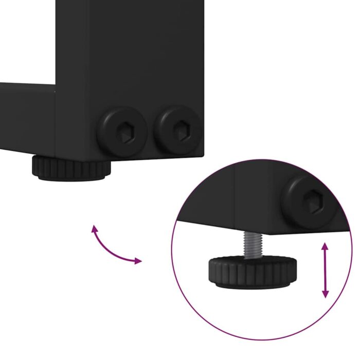 Gartensofa-set 2 pcs Anthrazit Stahl – Bild 10