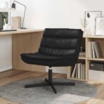 Drehstuhl Schwarz 63 x 75 x 76 cm PU