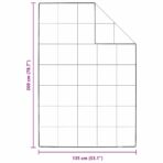 Winterbettdecke Weiss 135 x 200 cm Daunen – Bild 10